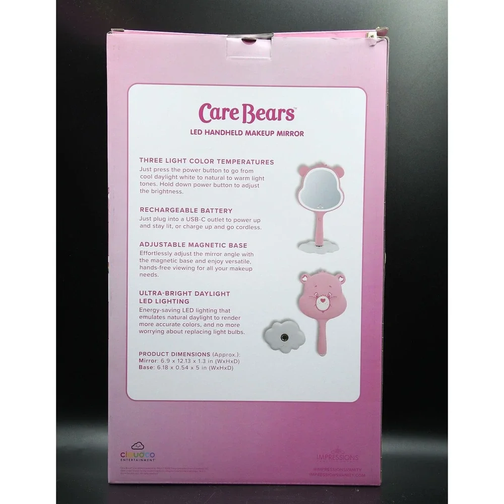 Care Bears Led Handheld Makeup Mirror, Cheer Bear